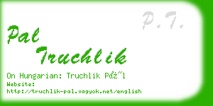 pal truchlik business card